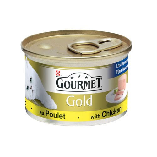 Gourmet Gold cat food with chicken