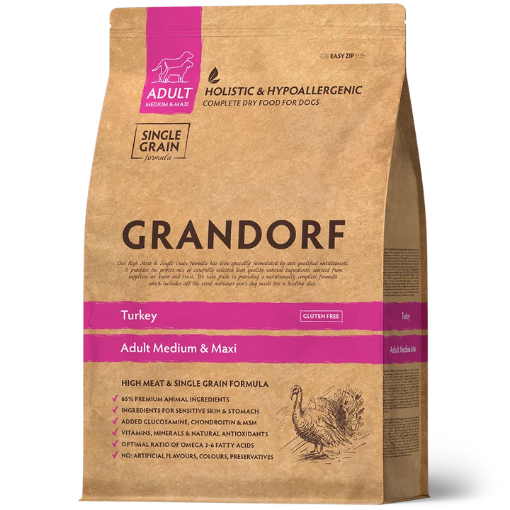 Grandorf Turkey For Medium and Large Breed Dogs