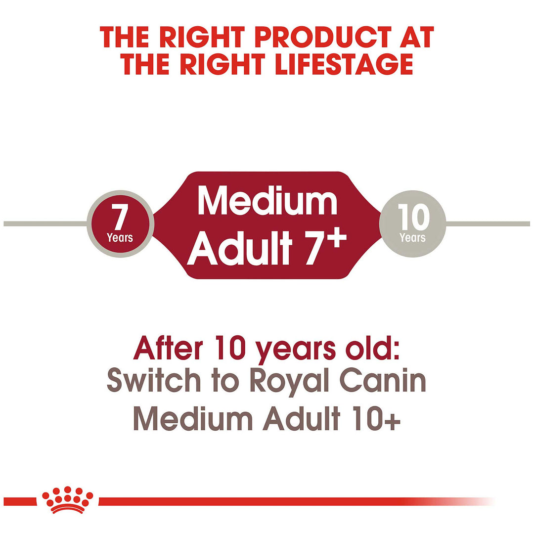 Royal Canin Medium Adult 7+ Dog Food - PetWorld