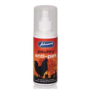 Johnsons Poultry Anti-Pek Pump Spray 100ml - PetWorld