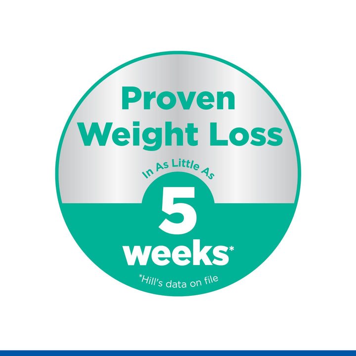 Hill's Perfect Weight proven weight loss in as little as 5 weeks badge