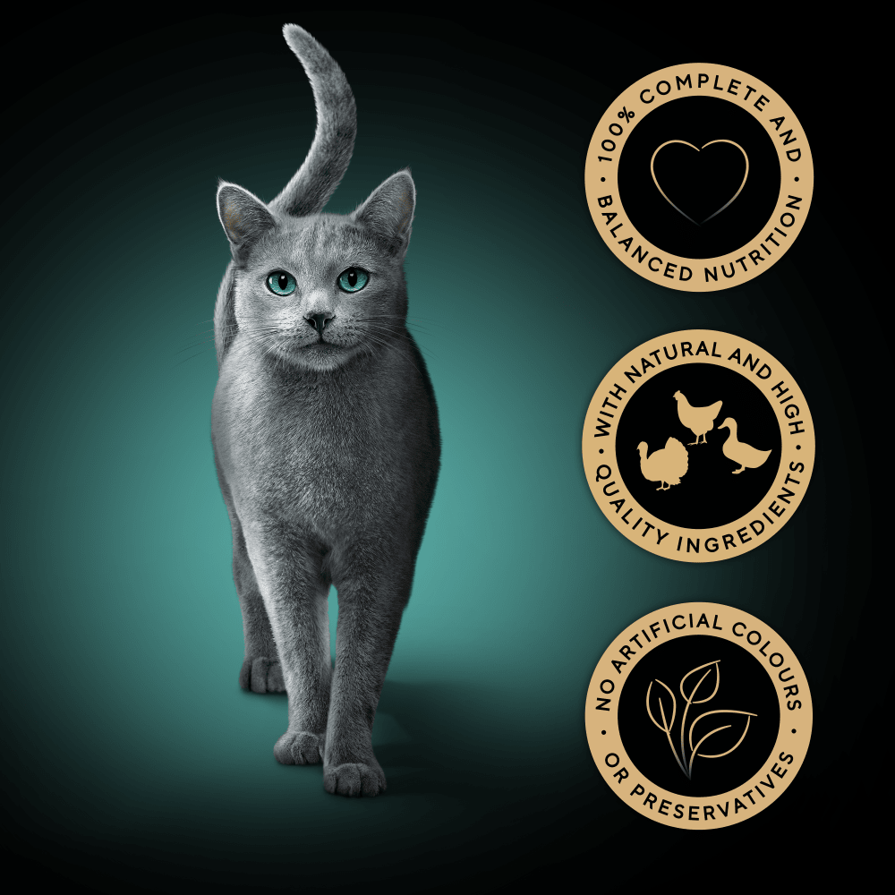 Sheba poultry in gravy benefits: complete and balanced, natural high quality ingredients, no artificial colours or preservatives