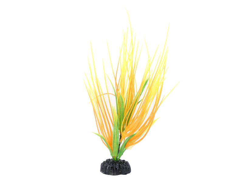 flame Varigated Grass Plastic Plant 8