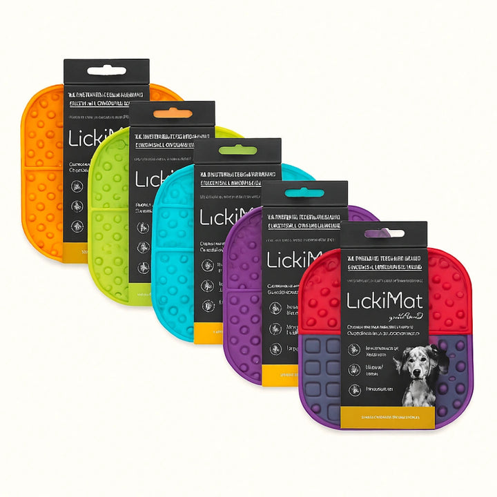 Dog licking treat mat

