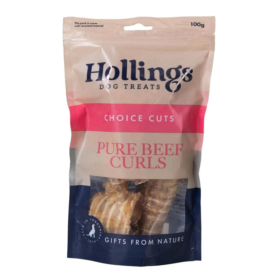 Package of Hollings Dog Treats Pure Beef