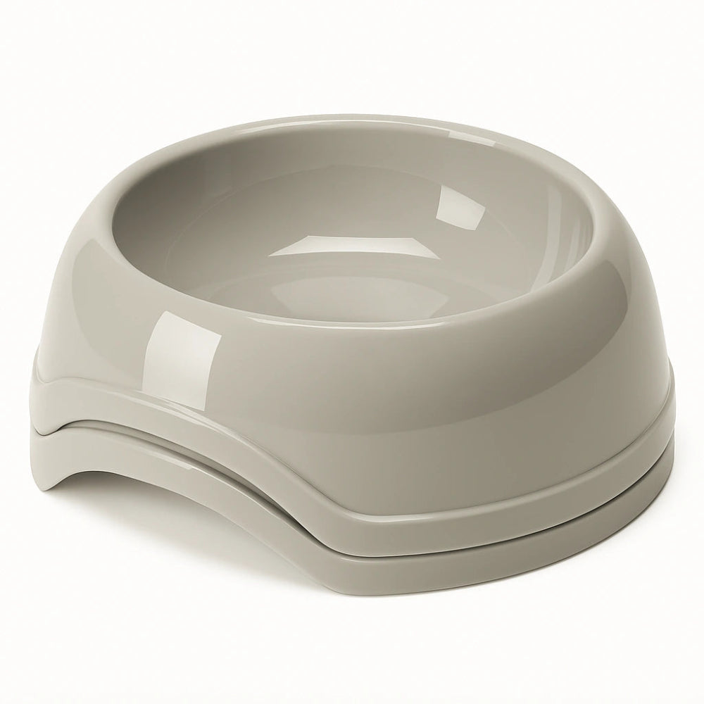 Plastic dog dish

