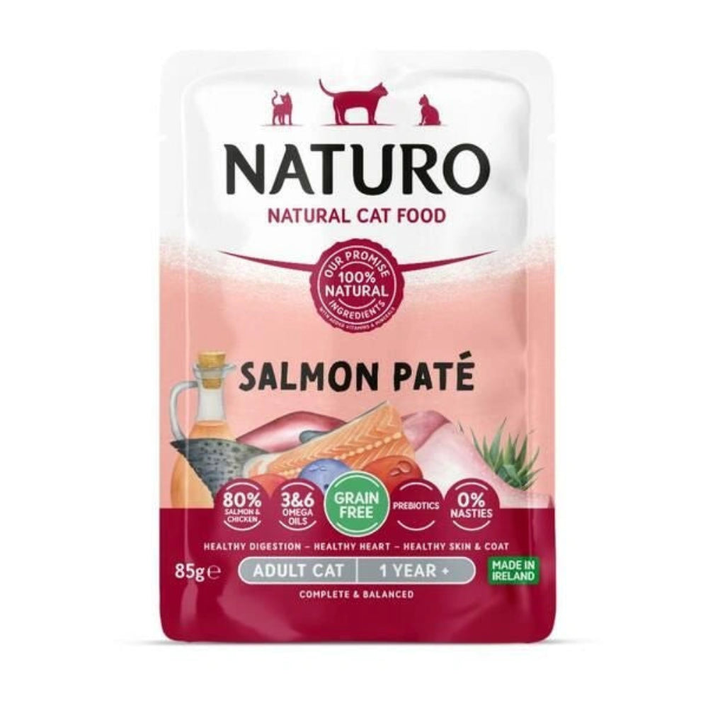 Naturo salmon cat pouch

