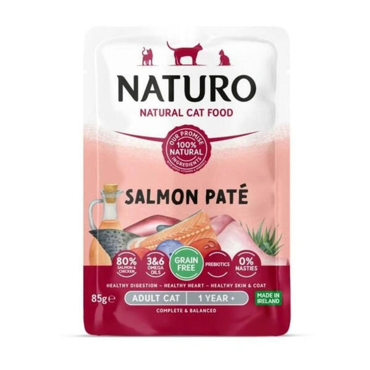 Naturo salmon cat pouch

