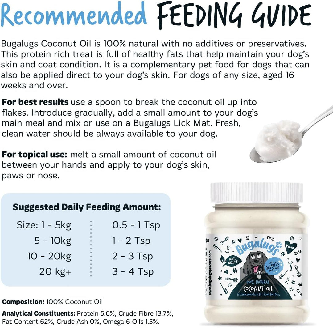 Bugalugs Coconut Oil 340g