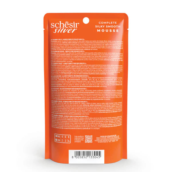 Schesir Sliver Mousse Salmon 80g