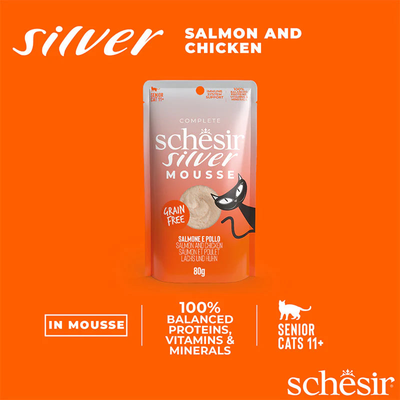 Schesir Sliver Mousse Salmon 80g