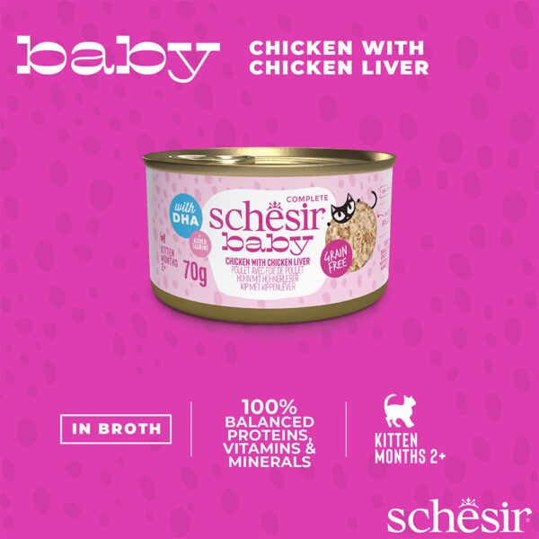 Schesir Baby Chicken/Liver 70g