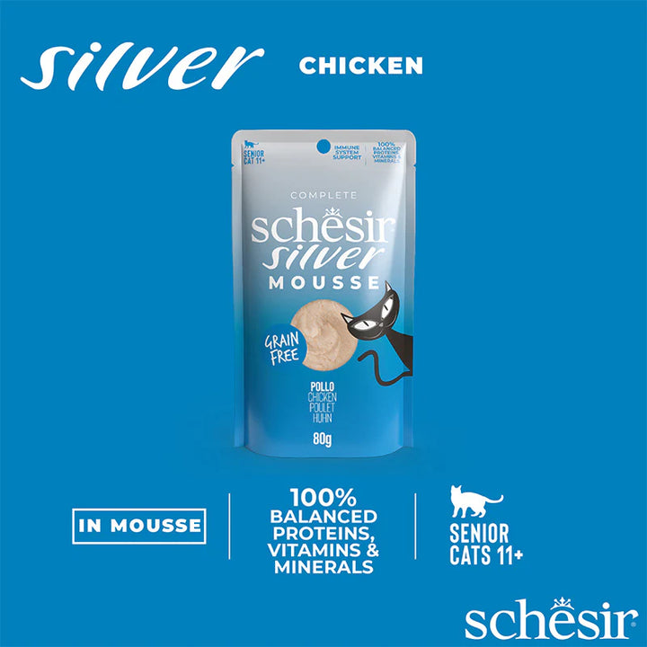 Schesir Sliver Mousse Chicken 80g