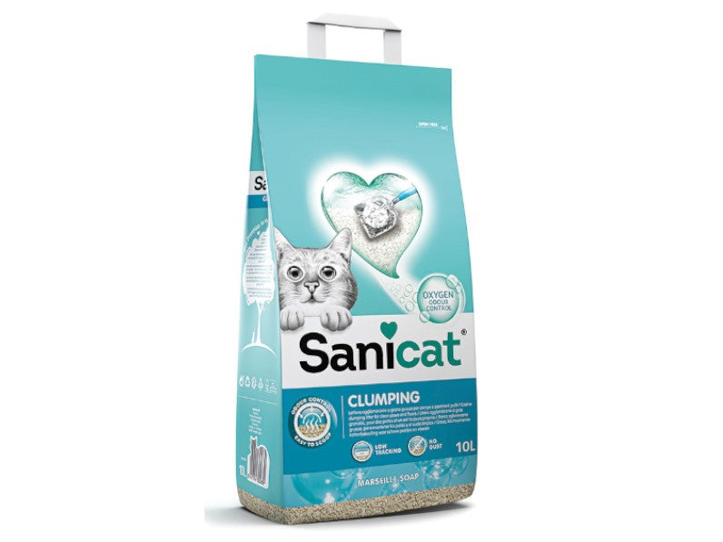 Sanicat Clumping Litter – Marseille Soap Scent 10L