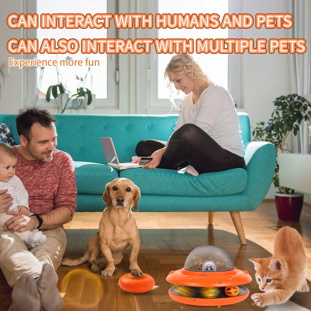 PawGuard T02B treat dispensing toy play modes