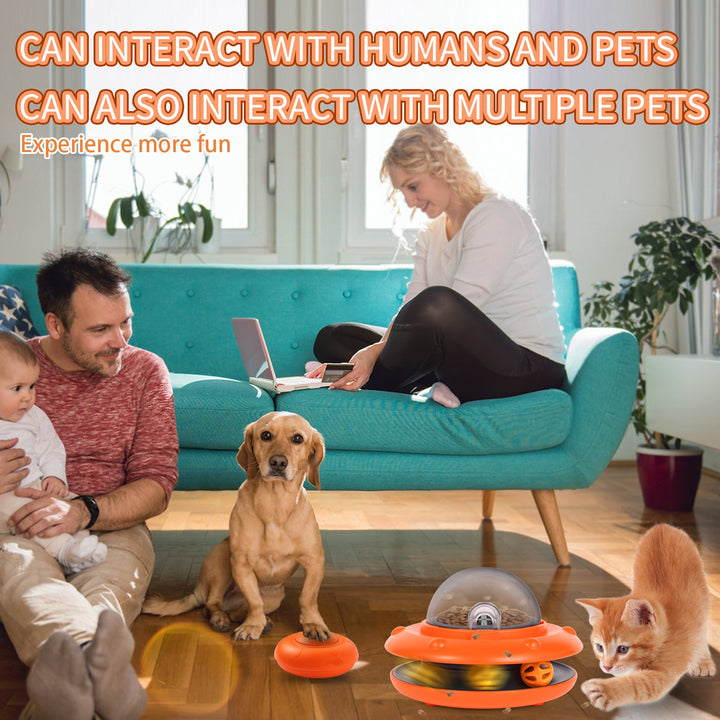 PawGuard T02B treat dispensing toy play modes