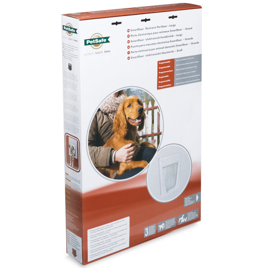 PetSafe SmartDoor Electronic Pet Door Large PPA19-15791 retail box