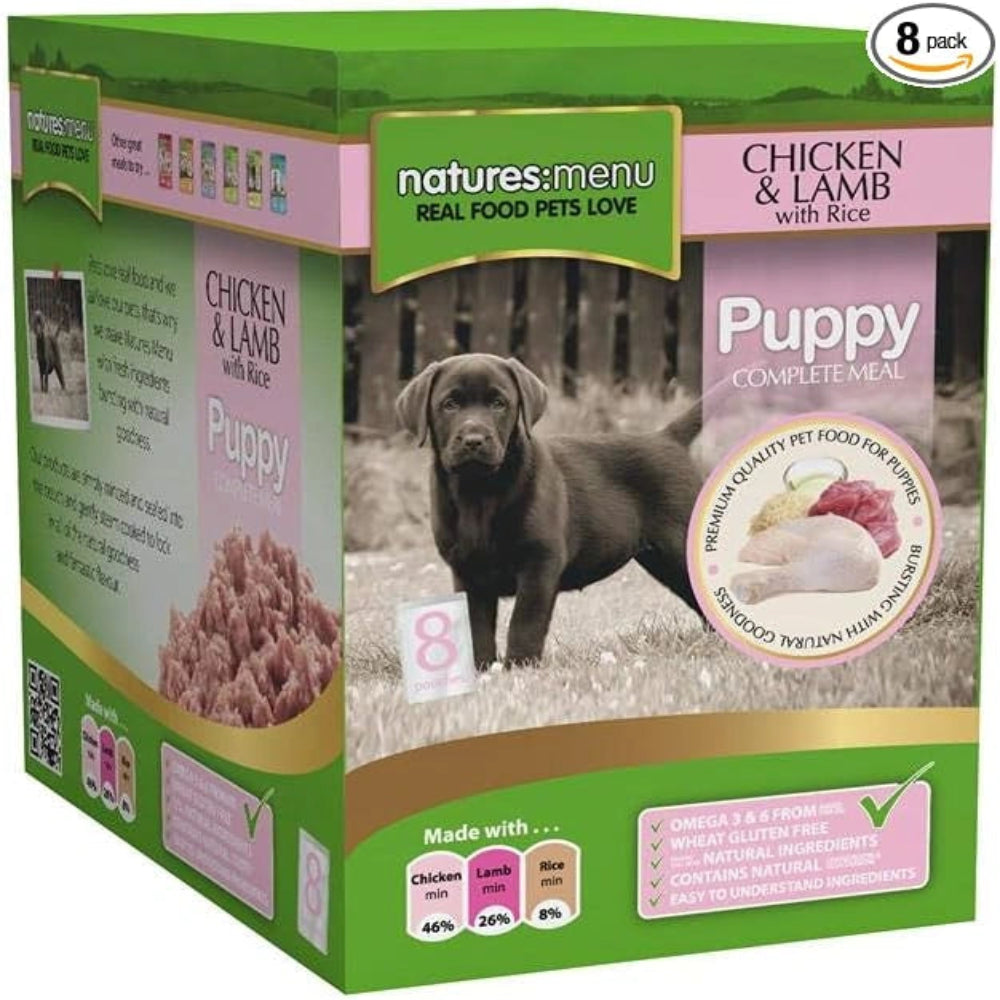Natures chicken and lamb 8 pack box
