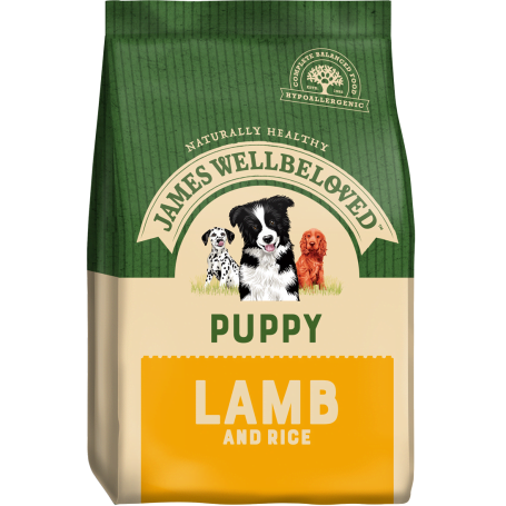 James Wellbeloved Puppy Lamb & Rice dog food 2kg