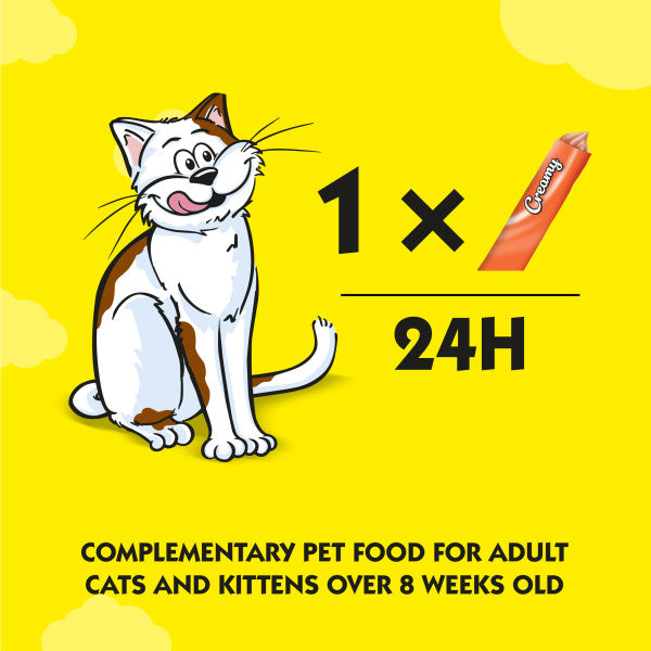 Dreamies Creamy Cat Treats with Salmon 4x10g - PetWorld