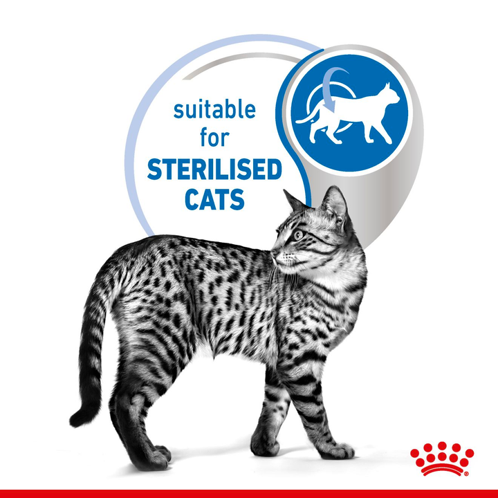 Royal Canin Indoor Sterilised in Jelly is suitable for sterilised cats