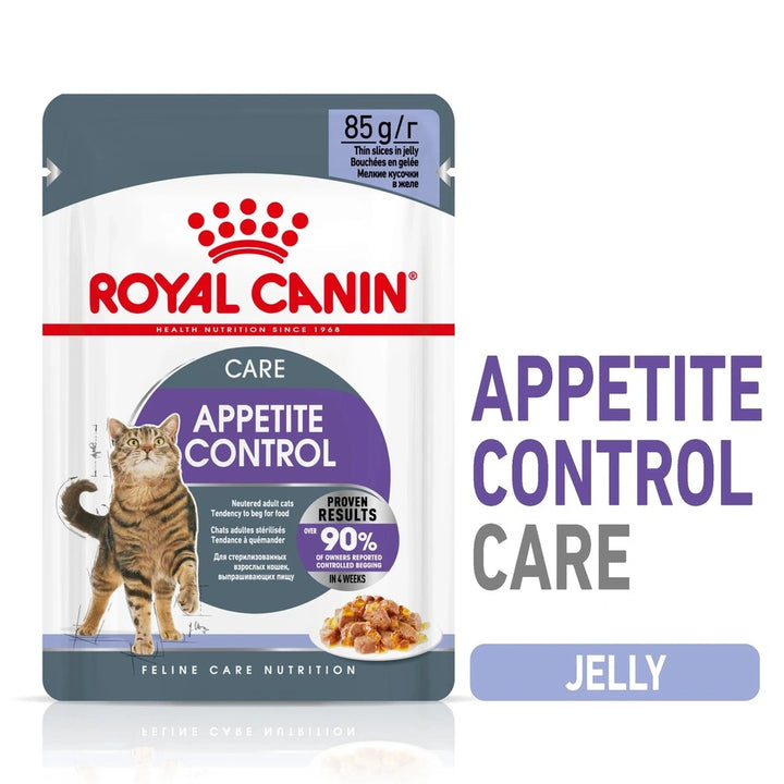 Royal Canin Appetite Control Wet Cat Food pouch for adult cats