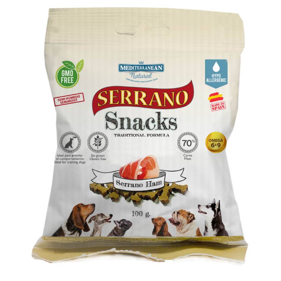 serrano ham dog snacks