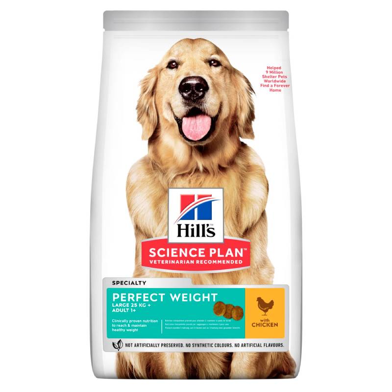 HILL'S SCIENCE PLAN Perfect Weight Large Breed Adult Dog Food with Chicken