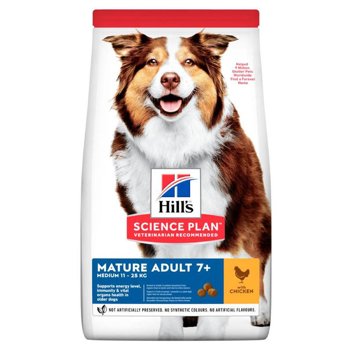HILL'S SCIENCE PLAN Medium Mature Adult 7+ Dog Food with Chicken