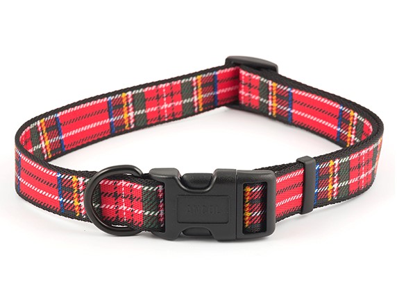 tartan dog collar