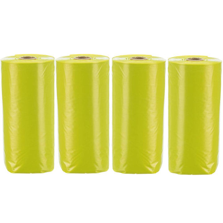 Dog Poop Bags Lemon Scent 4 Rolls of 20 Bags - PetWorld