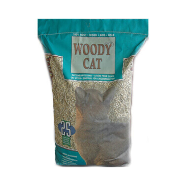 Woody Cat Litter 25L 15kg natural wood pellet cat litter bag